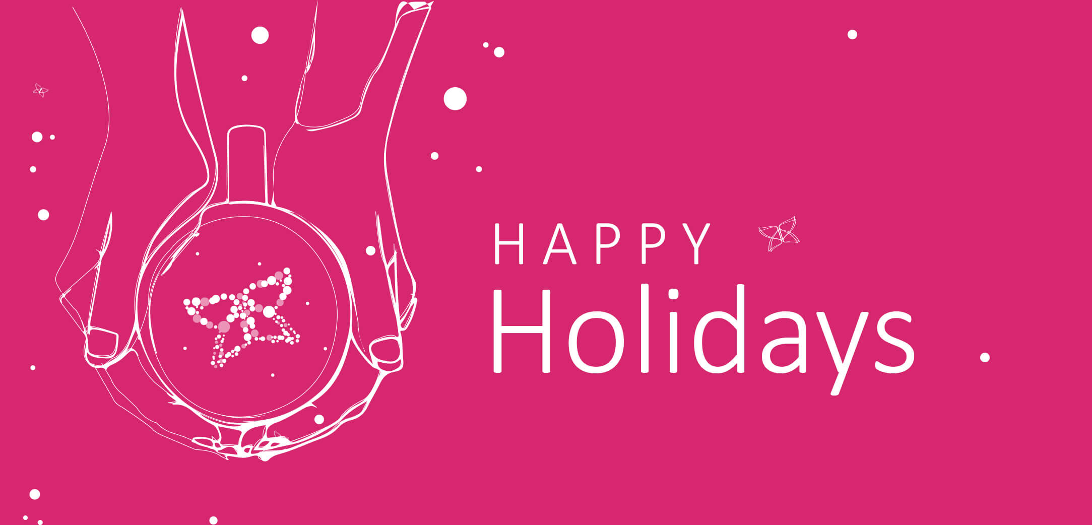 Wishing you a happy holiday season and a  joyous new year!