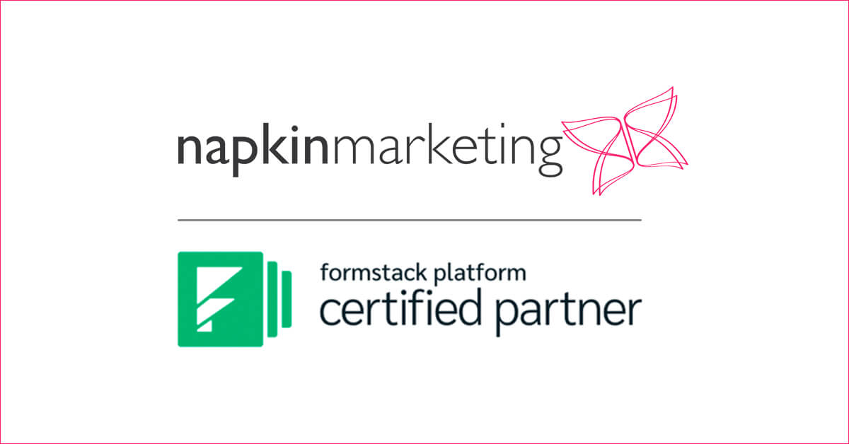 napkin partners with Formstack to deliver advanced online contact forms and lead forms for marketing clients